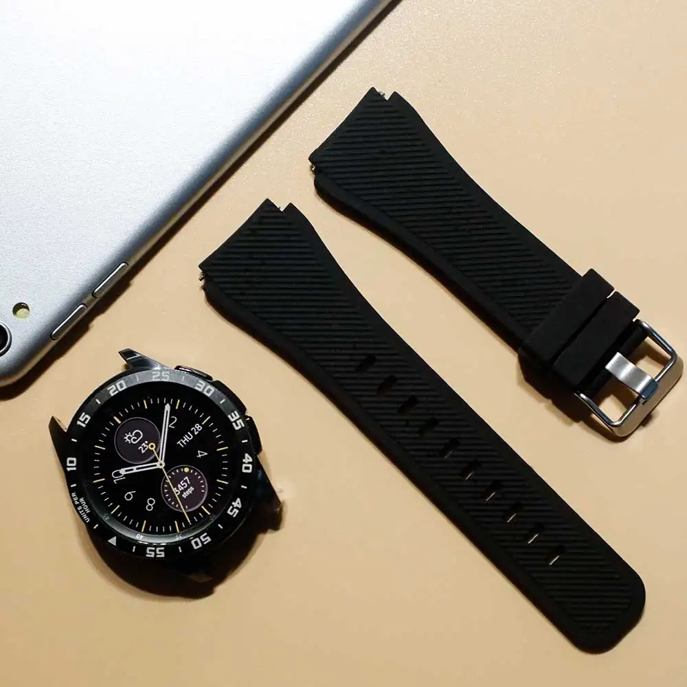Ремешок для часов Samsung Galaxy watch 46 мм 42 active 2 gear S3 Frontier металлическая застежка с