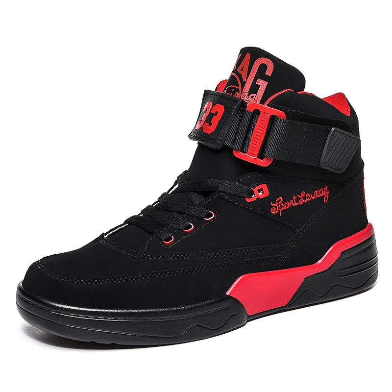 Мужская и женская Баскетбольная обувь противоударные высокие кроссовки для