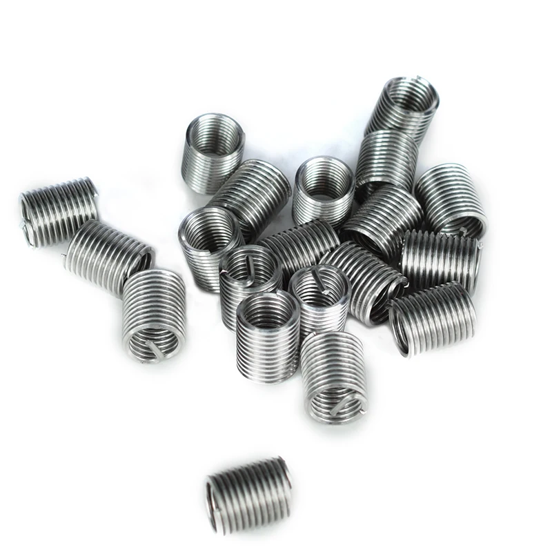 

Screw Thread Inserts M3-M14 1.5D-2.0D For Restoring Damaged Threads Tool Stainless Steel Repair Tool Thread Repair Insert Kit