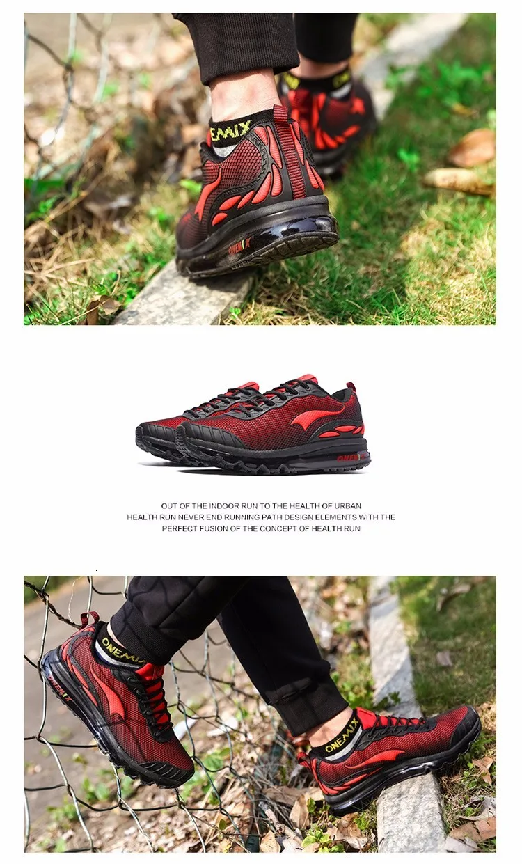 ONEMIX/Мужские дышащие кроссовки; zapatillas hombre; уличная Мужская обувь; оранжевая обувь для бега; прогулочные спортивные кроссовки для спортзала