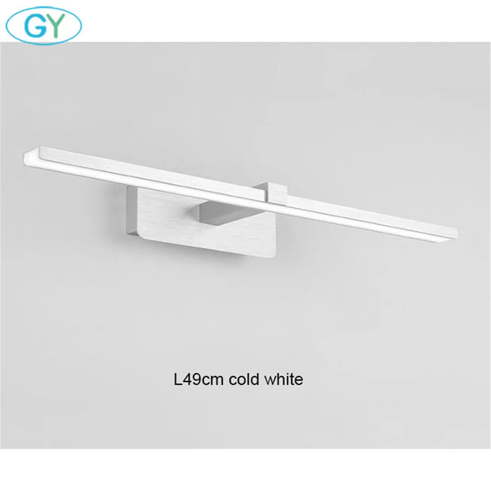 Светодиодный зеркальный светильник водонепроницаемый современный акриловый