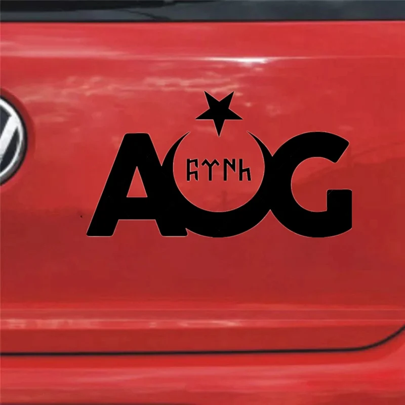 

CK20002# funny AOG Gokturk Written vinyl car sticker reflective waterproof car decal stickers on car truck bumper rear window