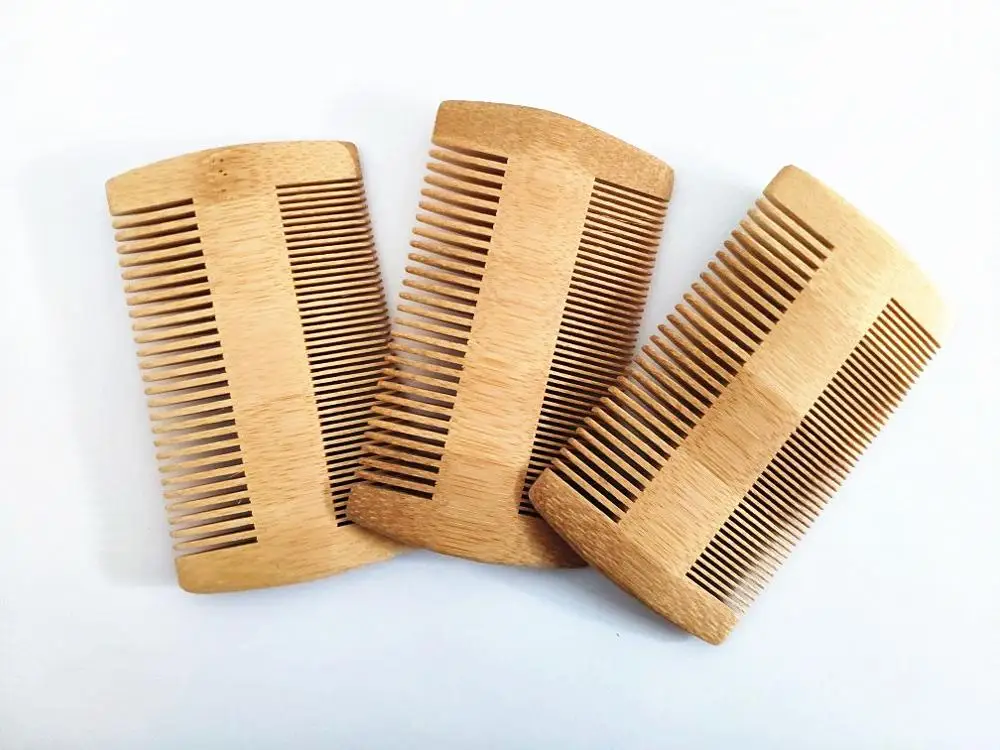 Расческа для бороды Мужская 1 шт. из бамбукового дерева | Красота и здоровье