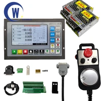 offline cnc controller kit ddcsv3 1 3 axis 4 axis 500khz g code 4 axis emergency stop mpg electronic handwheel 75w24v dc
