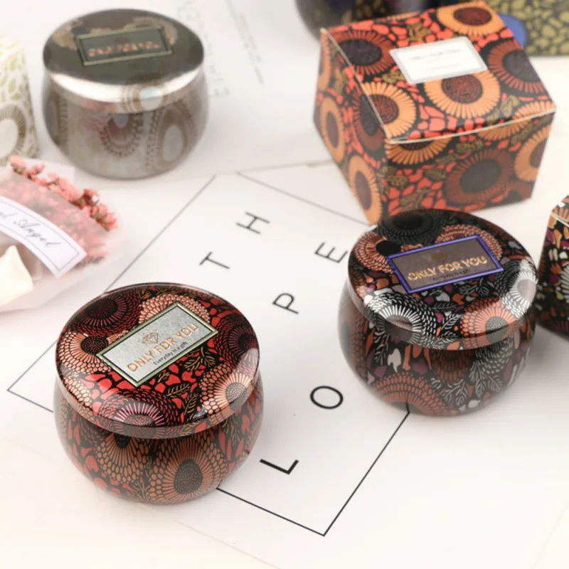 Свеча для ароматерапии набор в романтической подарочной коробке 4 шт.