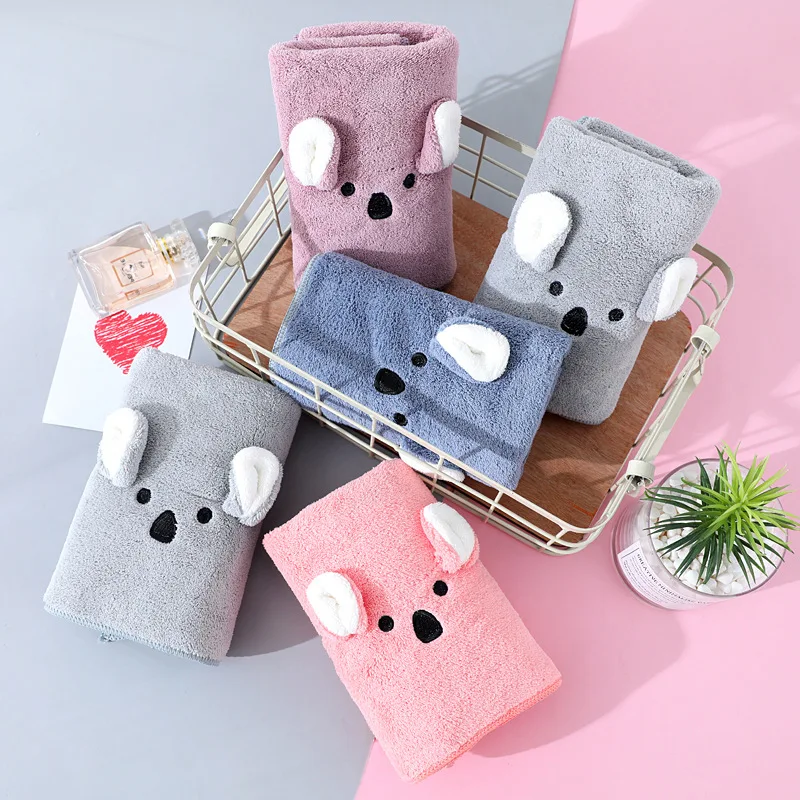 Оптовая продажа новое детское полотенце из кораллового флиса с рисунком мягкое