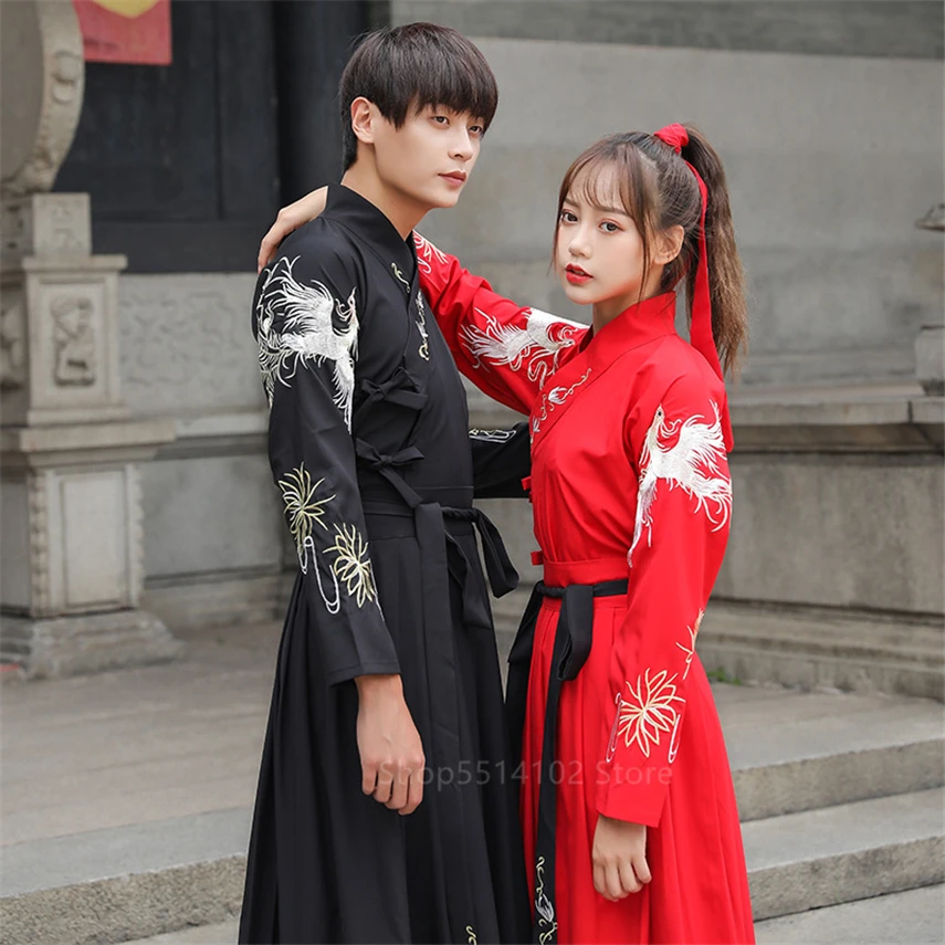 Кимоно для мужчин и женщин традиционное в японском стиле юката хаори с вышивкой