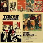 Японское аниме Токио раньше Ретро бумажный Декор Sano Manjirou Takemichi Hanagaki домашняя спальня бар коллекция наклейка на стену