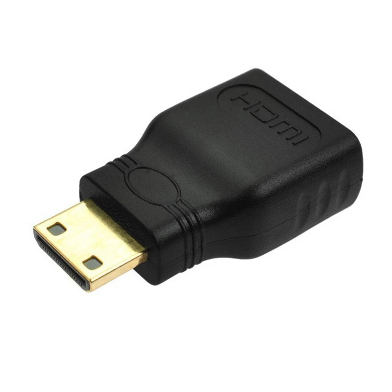 5 шт. мини HDMI адаптер позолоченный 1080P HDM мини-разъём папа Женский