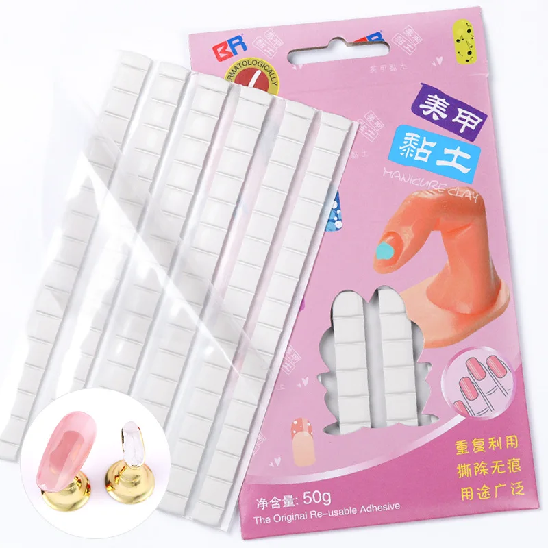 

Nail Art Clay Clay Nail Piece Fixing Clay Nail Art Swatch Jewelry Display Mud White