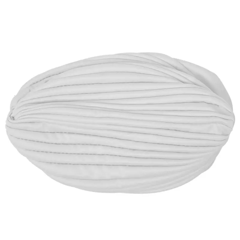 Женская эластичная шляпа-тюрбан шляпа для йоги белая шапка | Спорт и развлечения