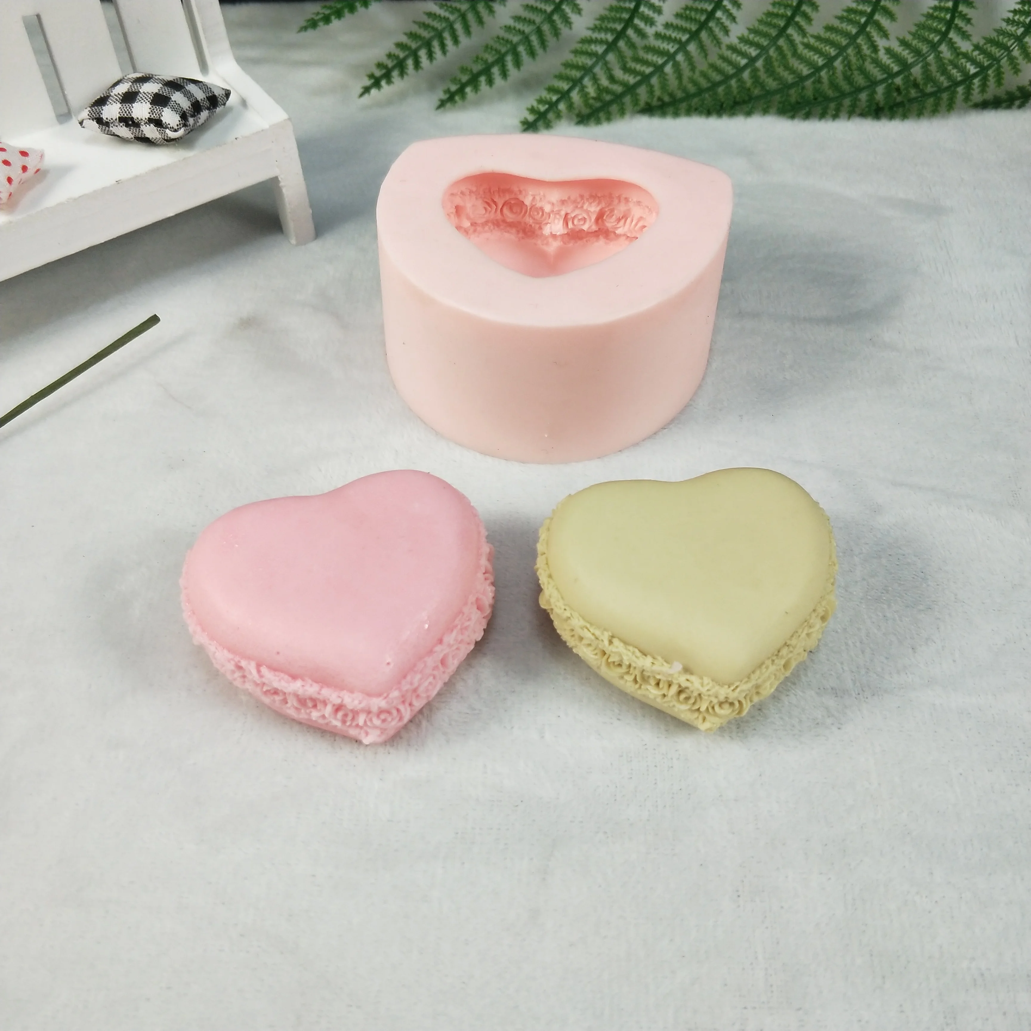 Силиконовые формы для мыла Macarons гипсовая форма шоколада свечи конфет глины смолы