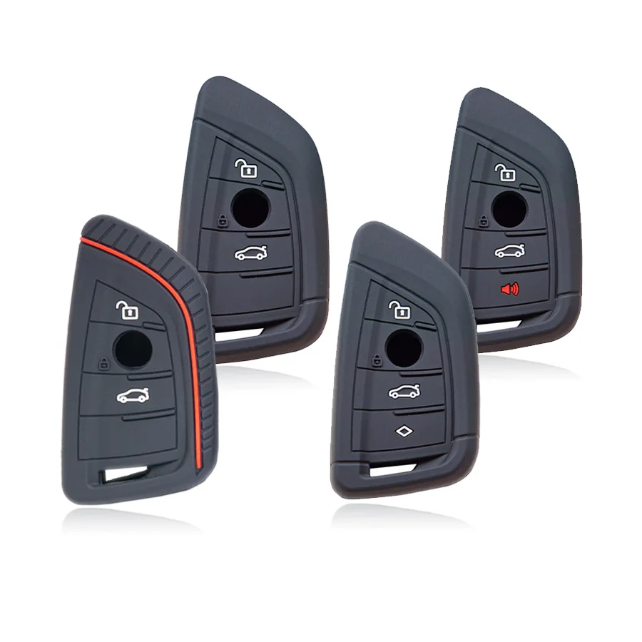 Резиновый защитный чехол для ключа BMW 525 F15 F16 F48 G30 F85 G11 M 2018 X1 X3 X4 X5 X6 35i 50i 2 3 4 5 Series|fob