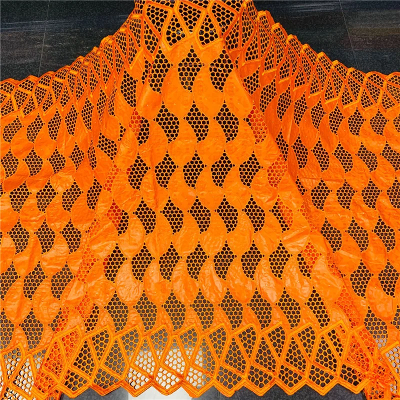 

5 yards New arrival african Bazin riche fabric embroidery lace / basin riche dress material Nigerian