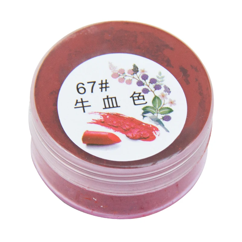 1 г двойной блеск для губ красящая слюда жемчужная пудра косметики красная помада