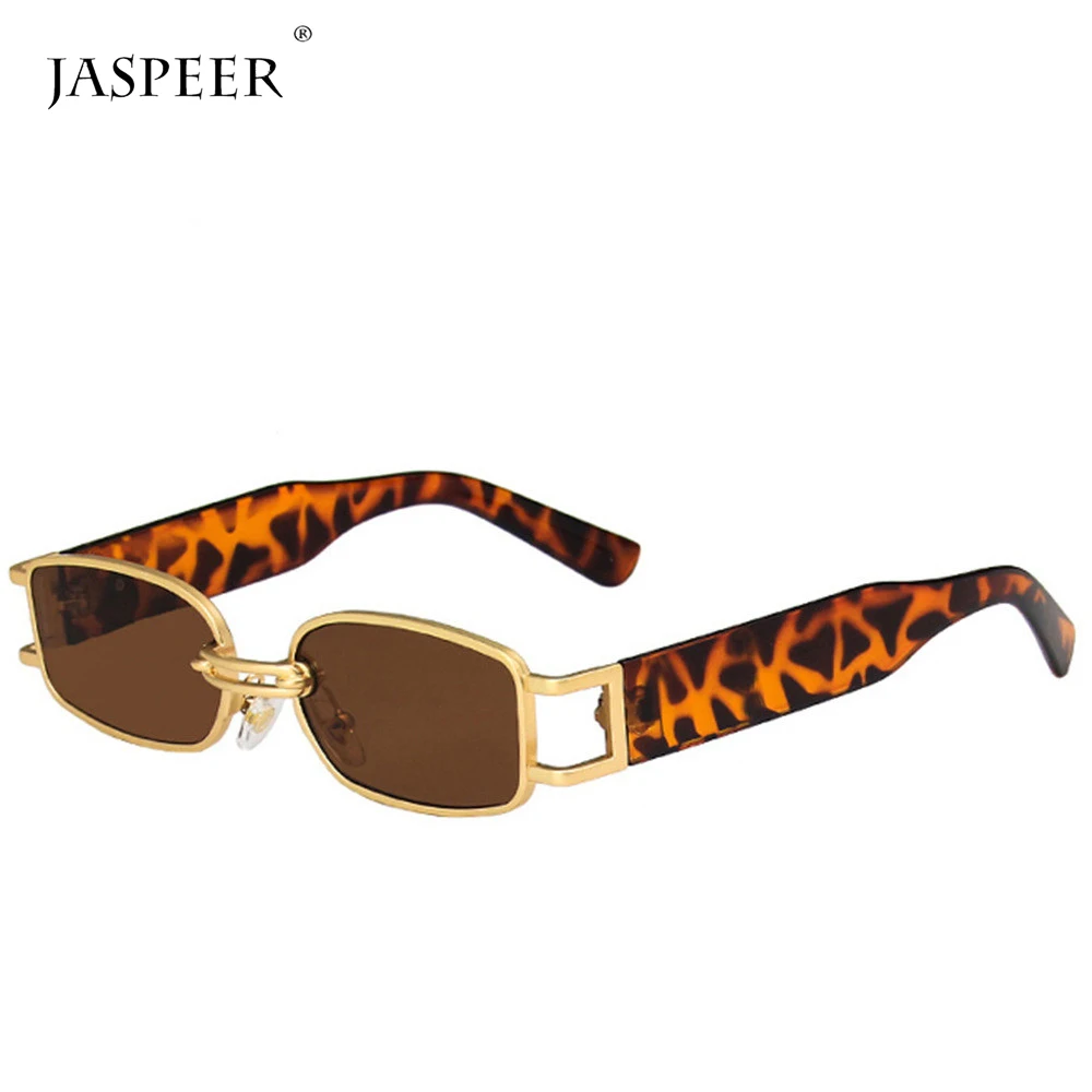 

JASPEER Square Sun Glasses Luxury Brand Travel Small Rectangle Sunglasses Men Women Vintage Retro Oculos Lunette De Soleil Femme