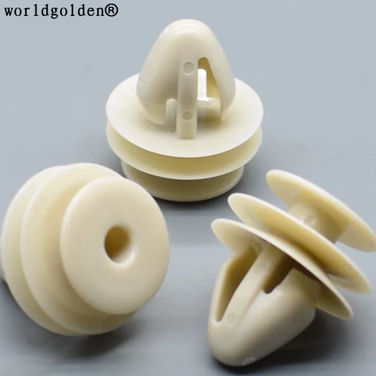 Worldgolden, 100 шт., автомобильный зажим, задняя крышка батарейного отсека, отделочная панель, зажим для Hyundai #85849-3B000