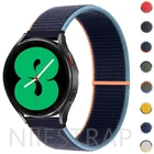 Ремешок нейлоновый для Samsung Galaxy Watch 4Classic3active 2Gear S3S2 22 мм, браслет для Huawei watch GT 2e pro, 20 мм