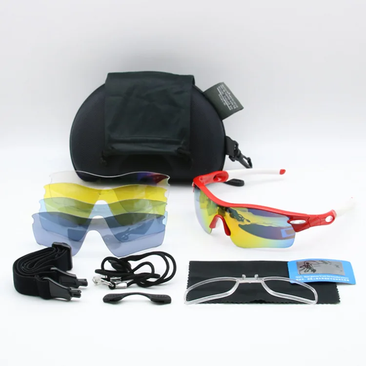 GOMGIRONA мужские 5 линз/партия поляризованные велосипедные очки женские