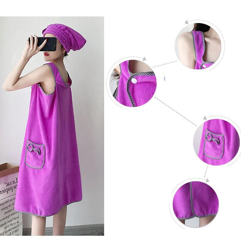 

2021 шикарное банное полотенце, носимое полотенце из сверхтонкого волокна, однотонное, мягкое и абсорбирующее, простое полотенце для уборки, ...