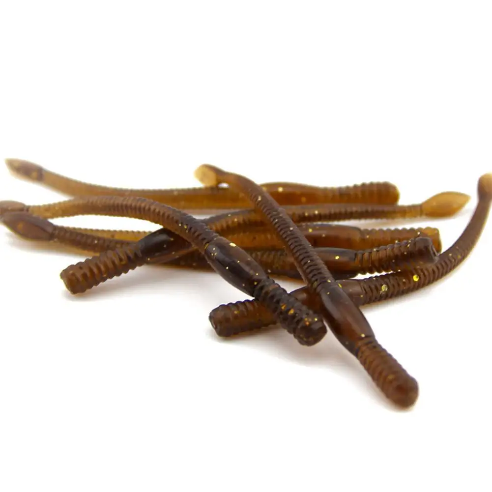 5pcs/Lot 80mm Sandworms Soft Plastic Worm Fishing Lure 60mm Saltwater Artificial Bait Catfish Carp Bass Wobblers Swimbaits | Спорт и