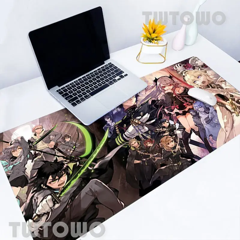 Игровой коврик для мыши Owari No Seraph большой Популярный Настольный геймерский