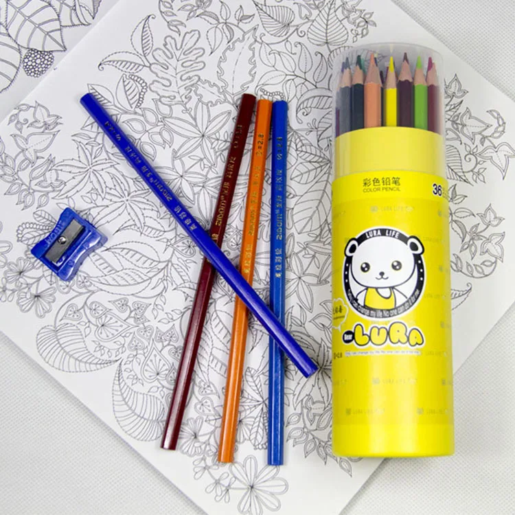 18 песнь милые Цвет карандаш карандаши для граффити рисования Doodle ручка практики