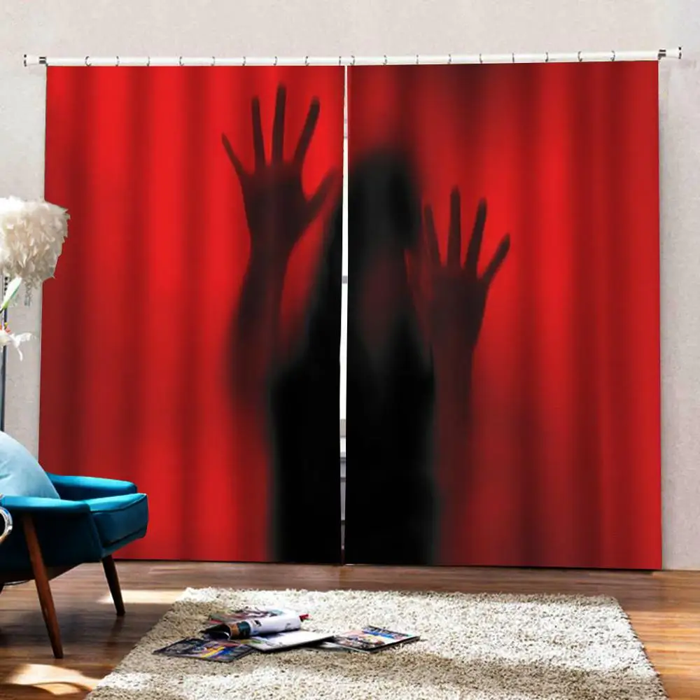 Creative 3D Curtains Window Living Room Bedroom Curtain Drapes personality fashion Cortinas | Дом и сад