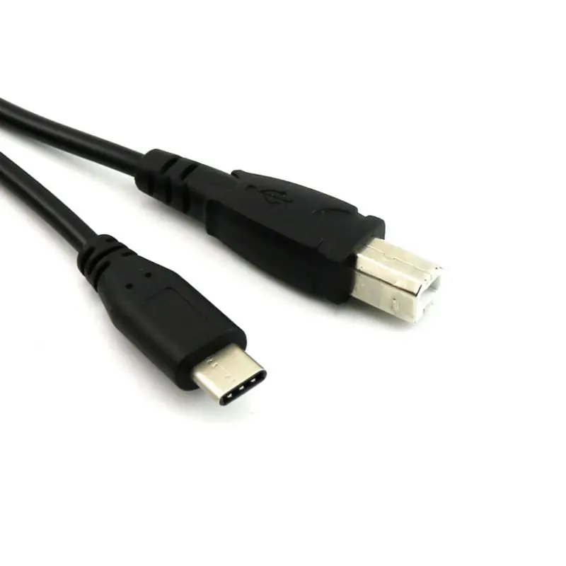 Высококачественный 1 метр type-C штекер для USB B Мужской кабель передачи данных USB-C