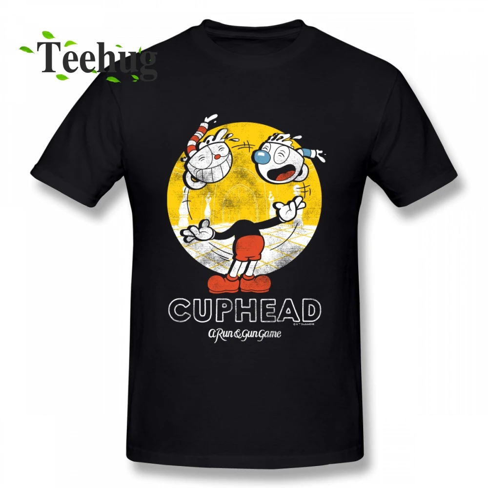 Мужская футболка Cuphead удобный уникальный дизайн для мальчика Модный популярный