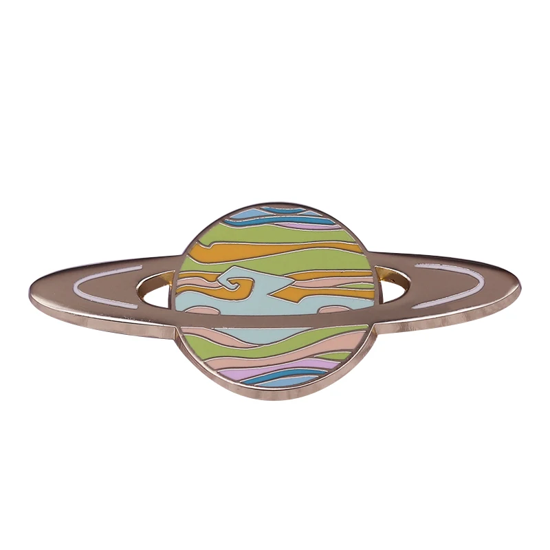 Заколка Для лацканов Пастель планета космические астрономические значки милый и