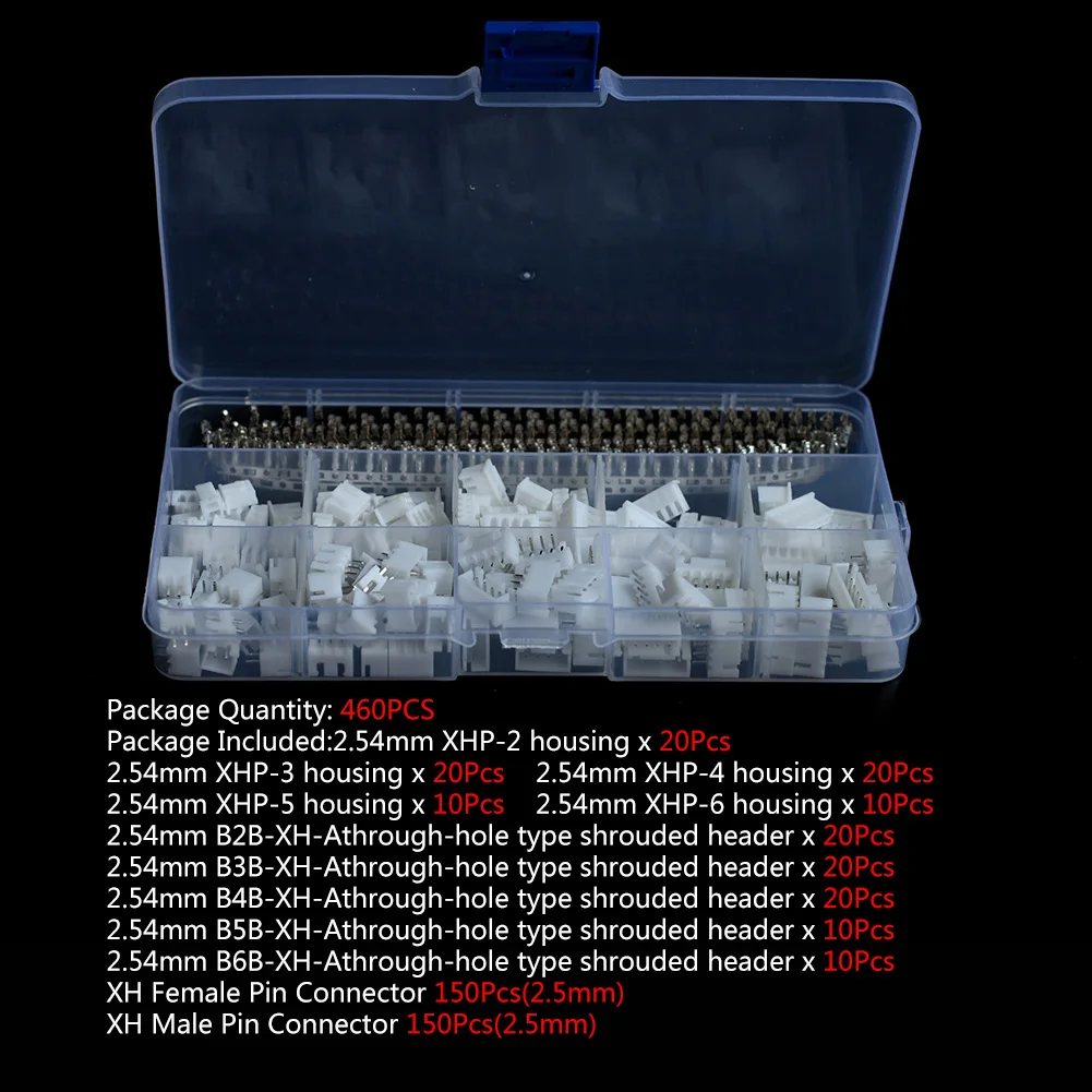 

460PCS XH C3 Straight Pin Connector Needle Seat JST Connector XH C3 Sale