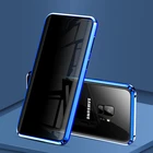 360 магнитный противоударный закаленный чехол для телефона Samsung Galaxy S20 Ultra S10 S9 S8 Plus, Защитный металлический чехол