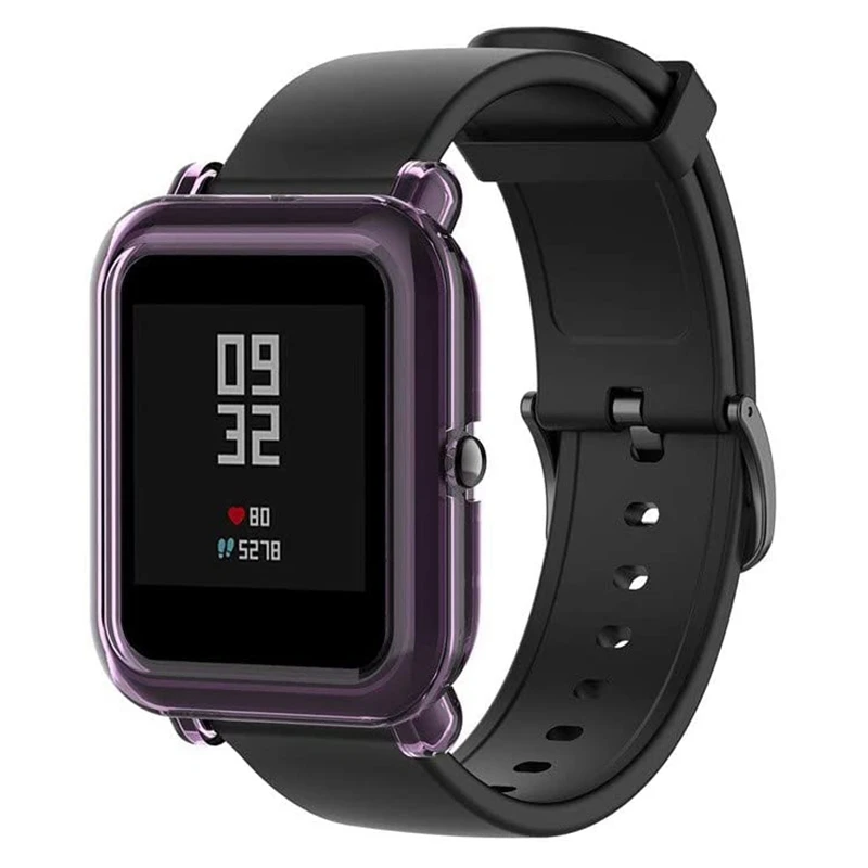 Защитный чехол для часов подходит Xiaomi Huami Amazfit Bip Youth гибкий из ТПУ с защитой от