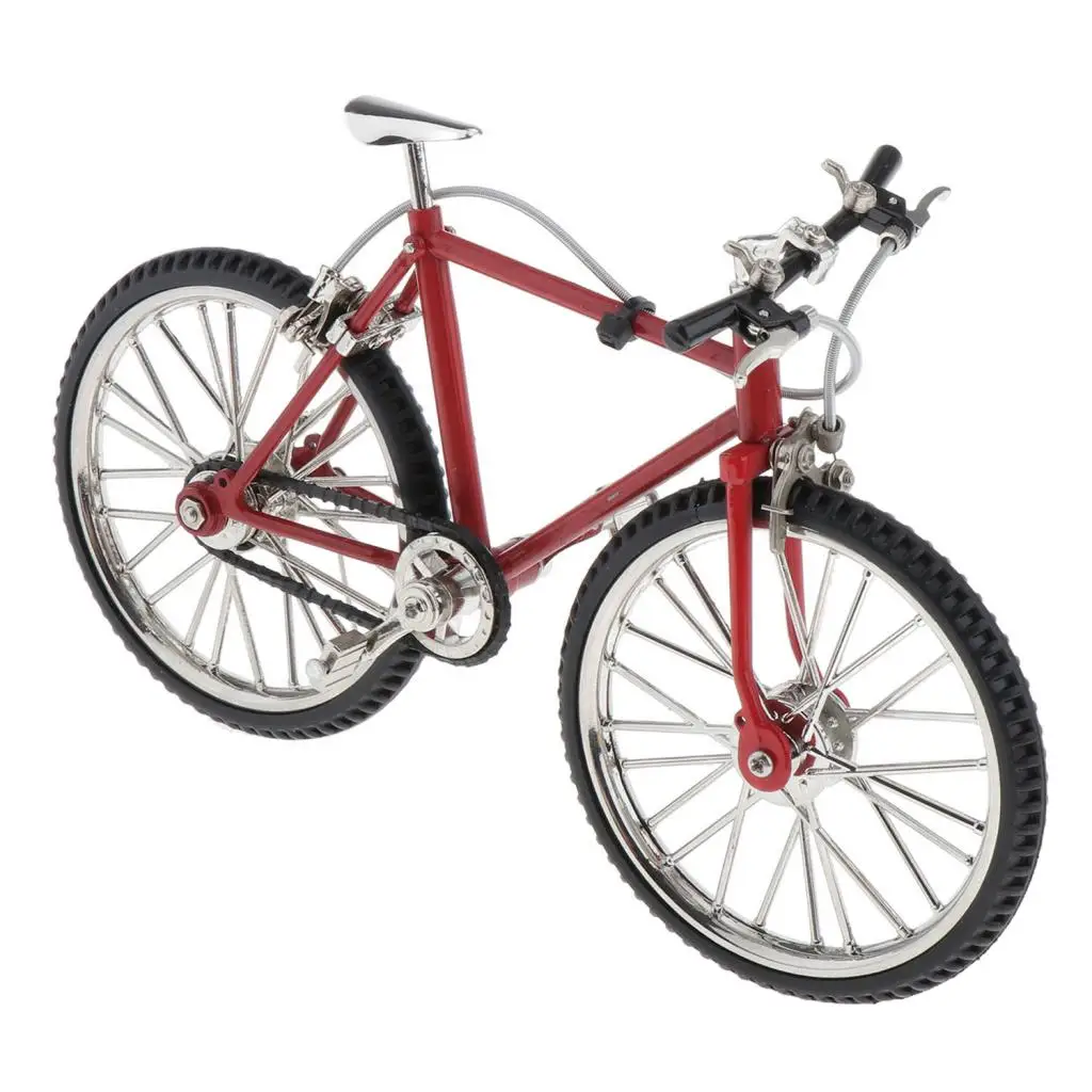 

1/10 Diecast Model Toys Racing Cycle Cross Bike Cycling Toy Decor