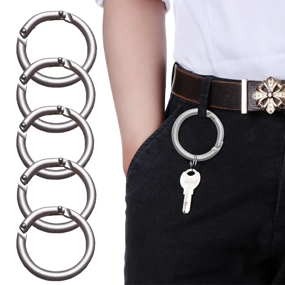 

Крючки из алюминиевого сплава с покрытием для ворот, карабин, кошельков, сумки, защелкивающаяся застежка, пружинные пряжки с уплотнительным...