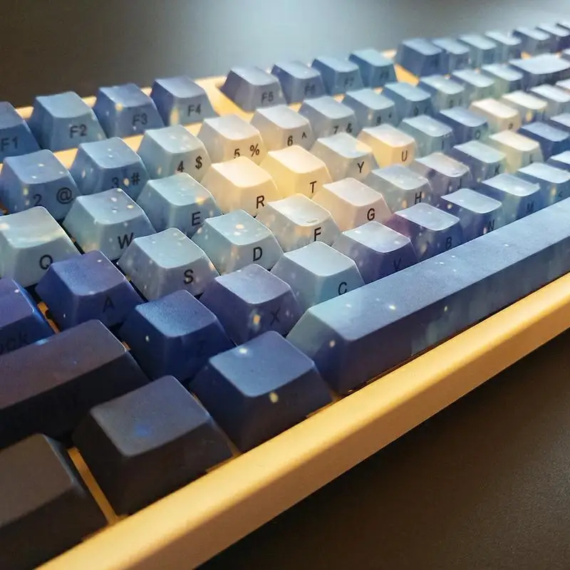 1 комплект PBT dye Sublimation звезда клавишный колпачок серии печатных/нет