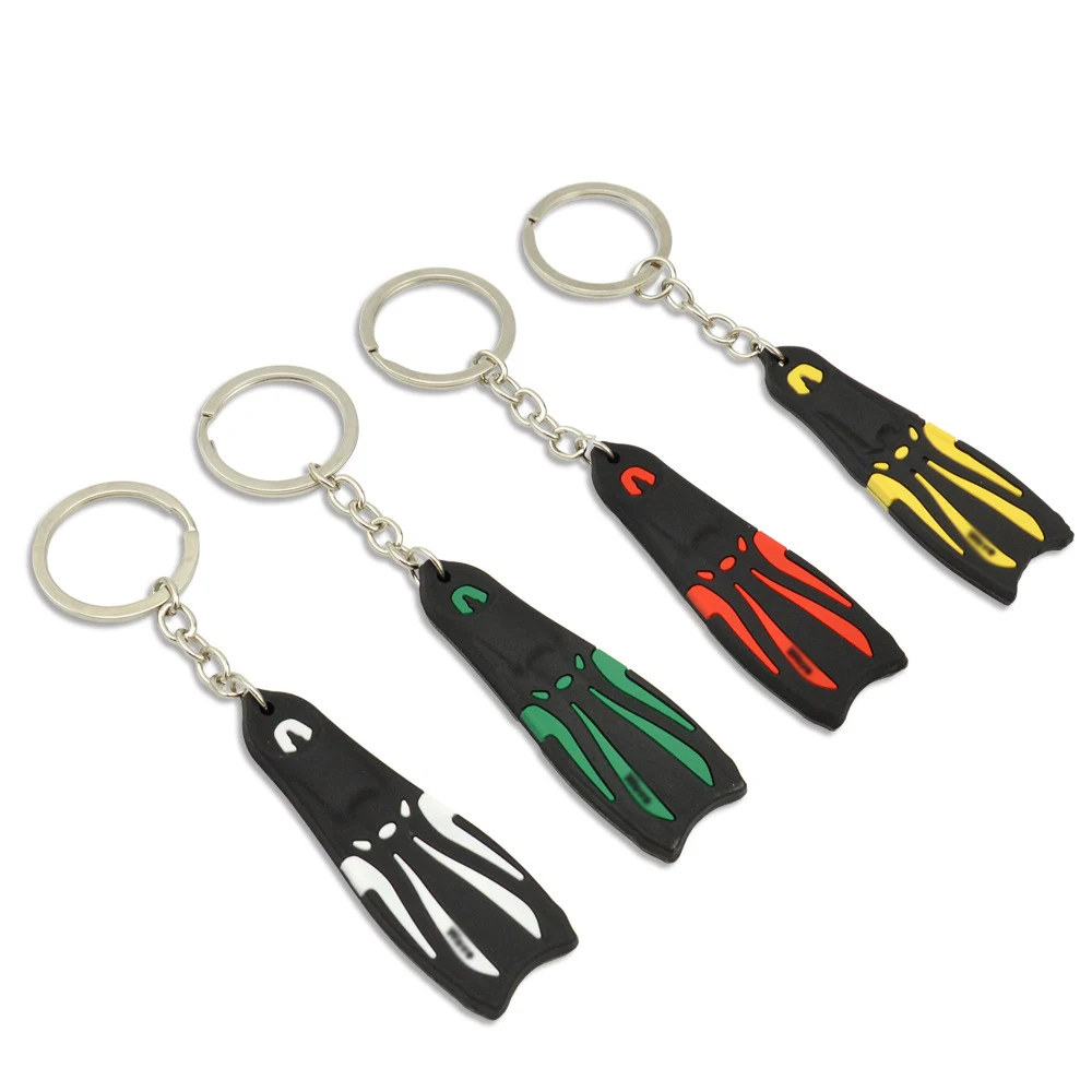 

Mini Scuba Diving Fin Key Chain KeyChain Flipper Keyring Diver Diving Gift