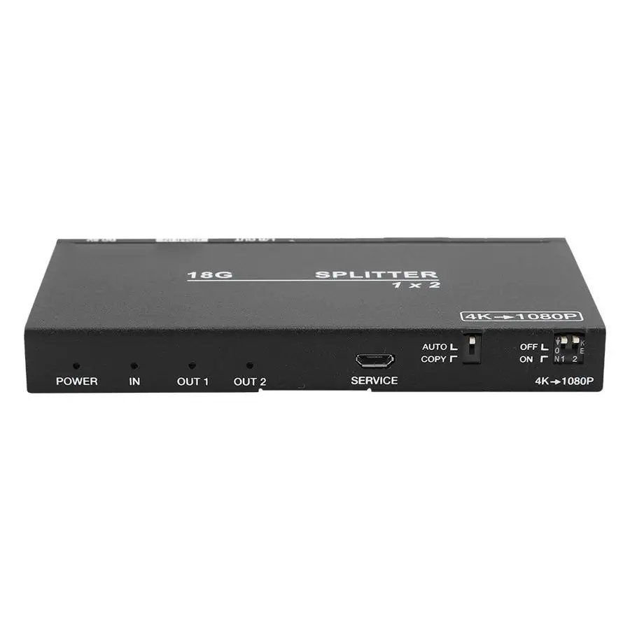 Сплиттер-адаптер 1x2 18G HDMI 2 0 переключатель-переходник 4:4:4 с экстрактом аудио до 4k 60