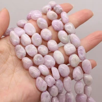natural purple spodum beaded irregular shape beads for jewelry making diy necklace bracelet accessries 10 12mm