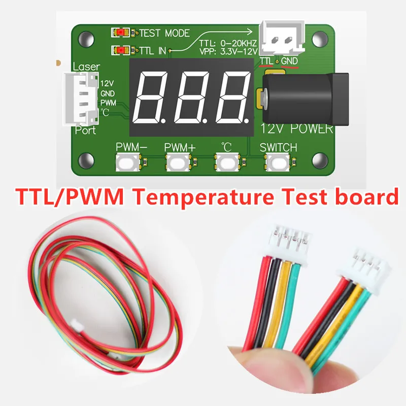 Плата тестирования температуры NEJE TTL PWM испытательный er для лазерного модуля