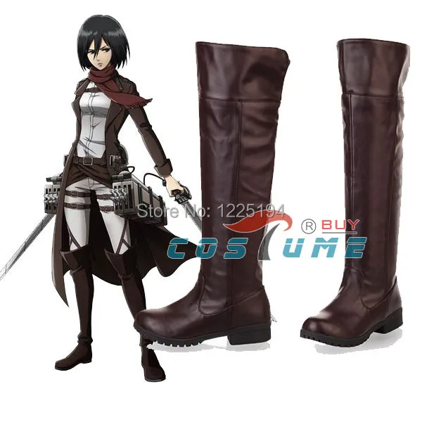 Сапоги для косплея из аниме атака на Титанов|Туфли| |
