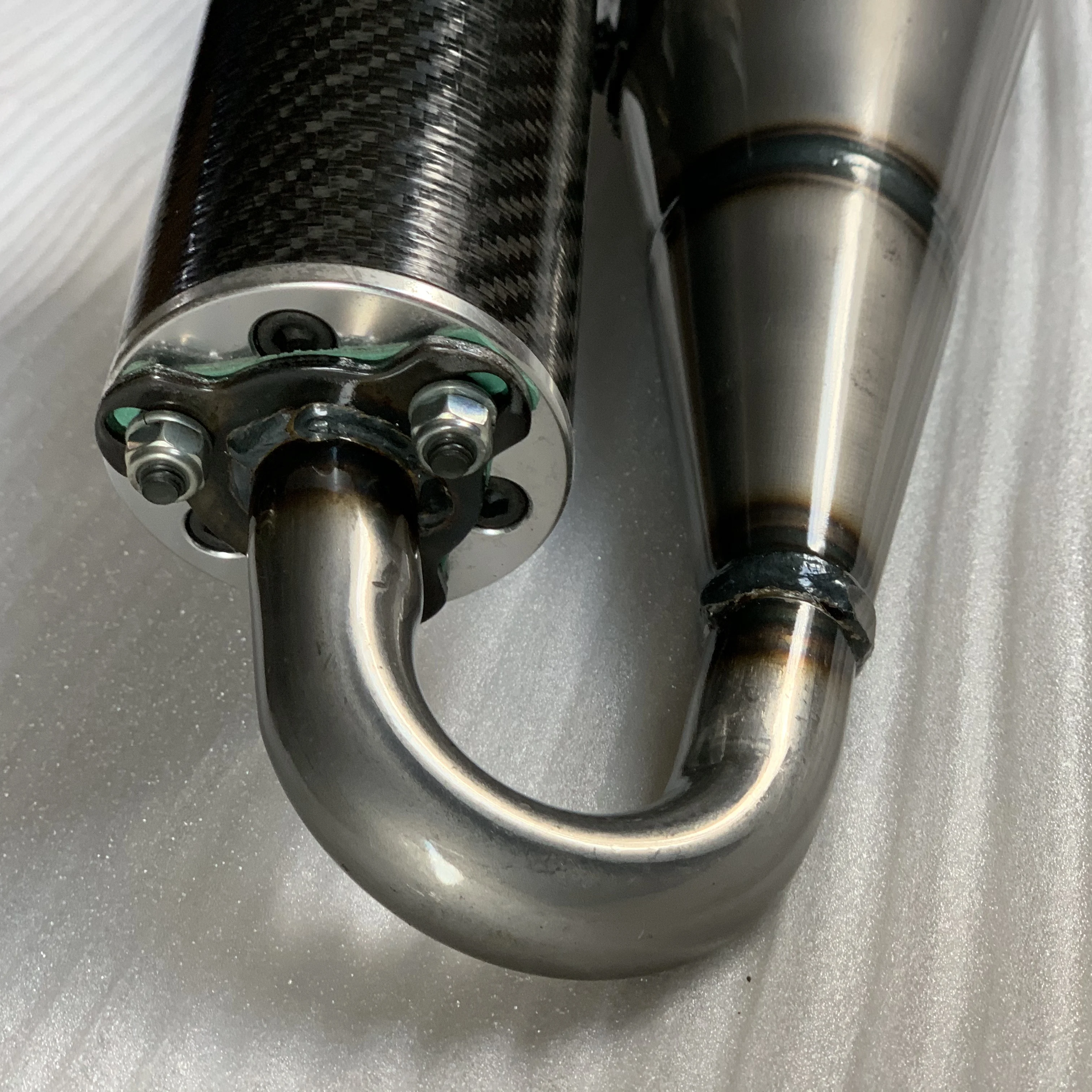 Выхлопная труба BWS100 V8 Racing 4VP глушитель для 125cc с увеличенной мощностью и скоростью