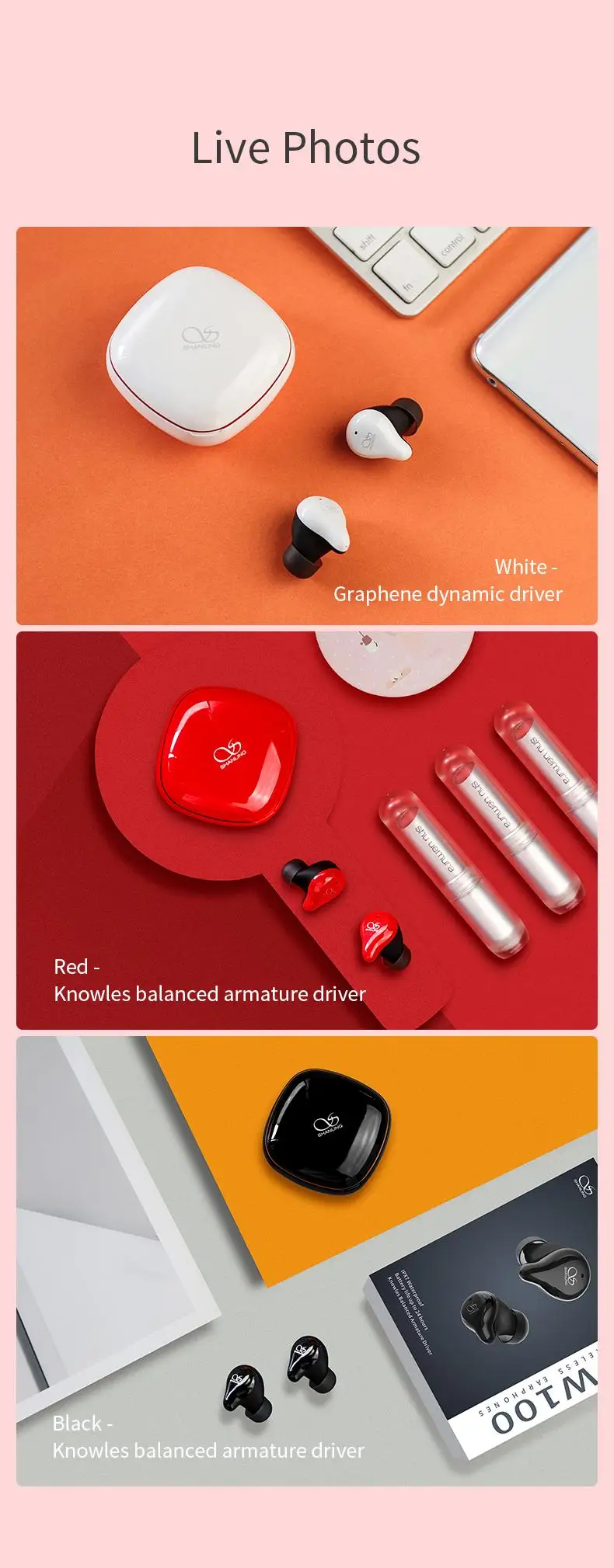 Shanling MTW100 беспроводные TWS настоящие беспроводные наушники Bluetooth 5,0 IPX7 водонепроницаемые наушники-вкладыши беспроводные Hifi наушники