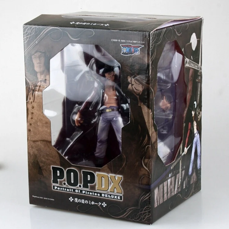 haveoriginalbox Новинка J.G chen Аниме one piece Dracule Mihawk eye ПВХ фигурка Коллекция Модель игрушки 26 см горячая распродажа - Цвет: haveoriginalbox