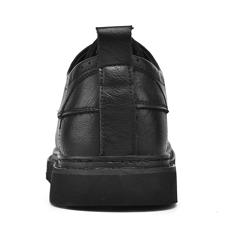 

2020 Men's New Leather Soft Leather Shoes, Men's Breathable Comfortable Casual Shoes Breatheable Shoes Sneakers