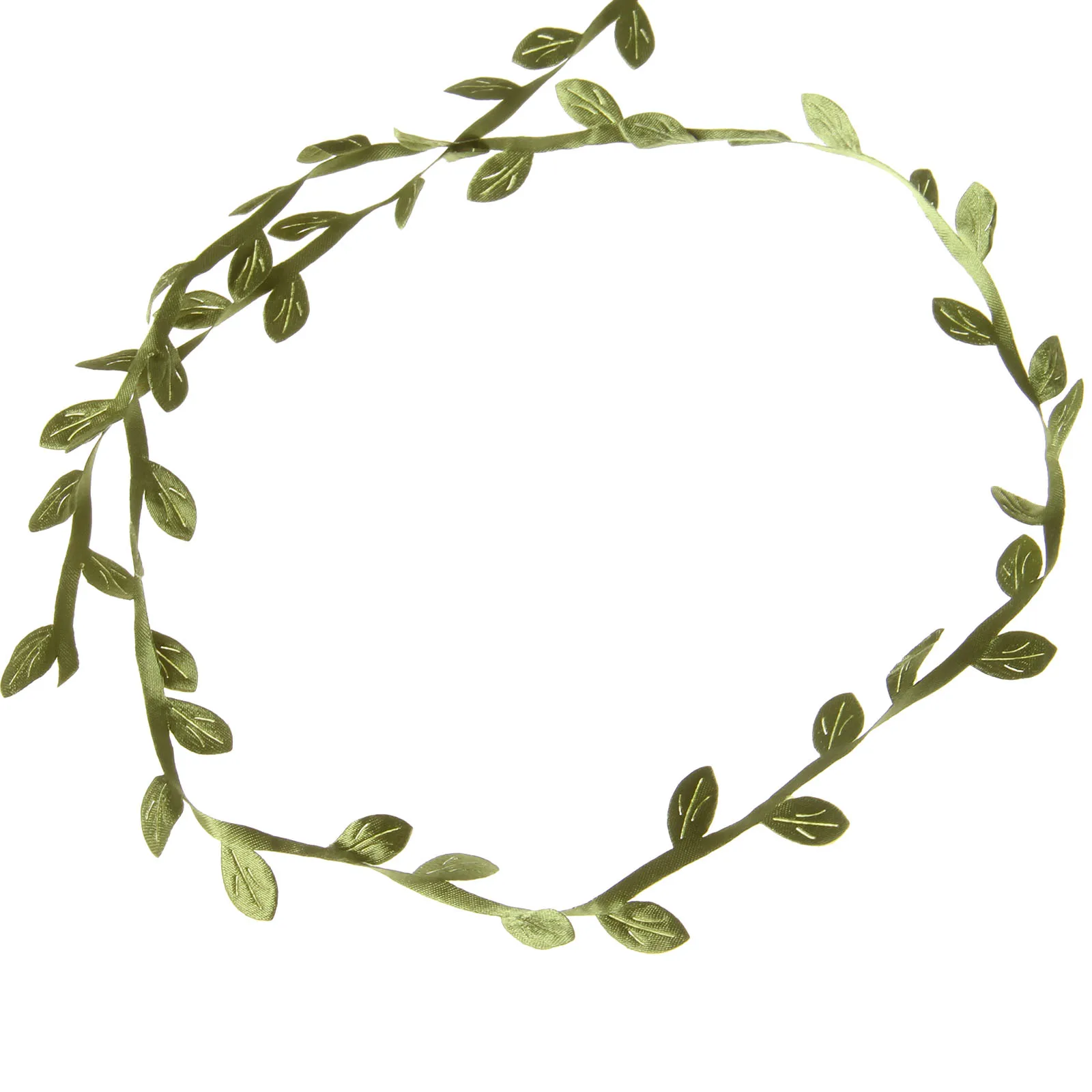 

DIY Cloth Artificial Wreath Leaves for Decorative Flowers Christmas Wedding Cake Gift Box Party Home Decoration 5M
