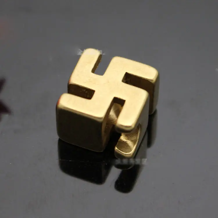 Брелок из чистой меди в стиле ретро буддистский фэншуй с бусинами подвеска под