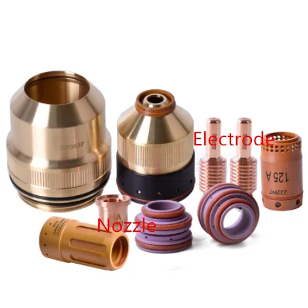 Kalib Electrode 40pcs220669 + 40pcs220671 + 10pcs220673 for 65A plasma cutting machine accessories