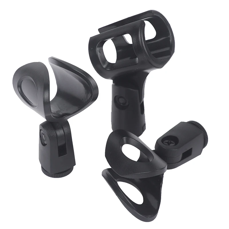 

1Pc Universal Microphone Clip For Shure Mic Holder Handheld Microphone Wireless/Wire Mic Stand Accessory Black